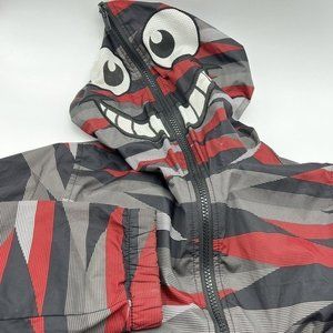 Hawk Tony Hawk Youth Winder Breaker Zip‎ Face Hoodie Jacket Size Medium